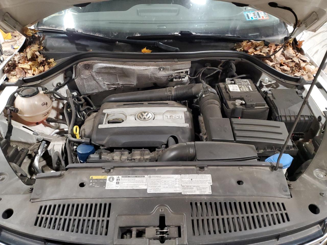 2017 Volkswagen Tiguan VIN WVGBV7AX1HK046463 Copart auction photo, side damage thumbnail 11