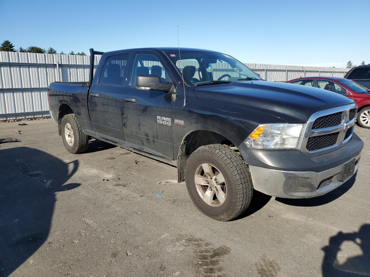 2018 RAM 1500 VIN 1C6RR7ST5JS190632 Copart auction photo, rear end / side damage thumbnail 4