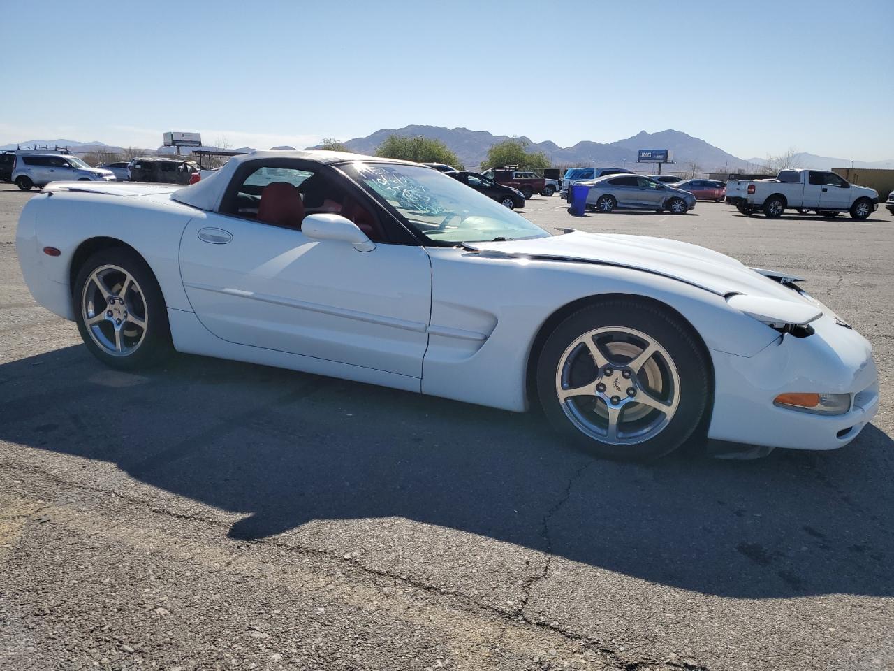 2004 Chevrolet Corvette VIN 1G1YY32G745128499 Copart auction photo, front end / side damage thumbnail 4