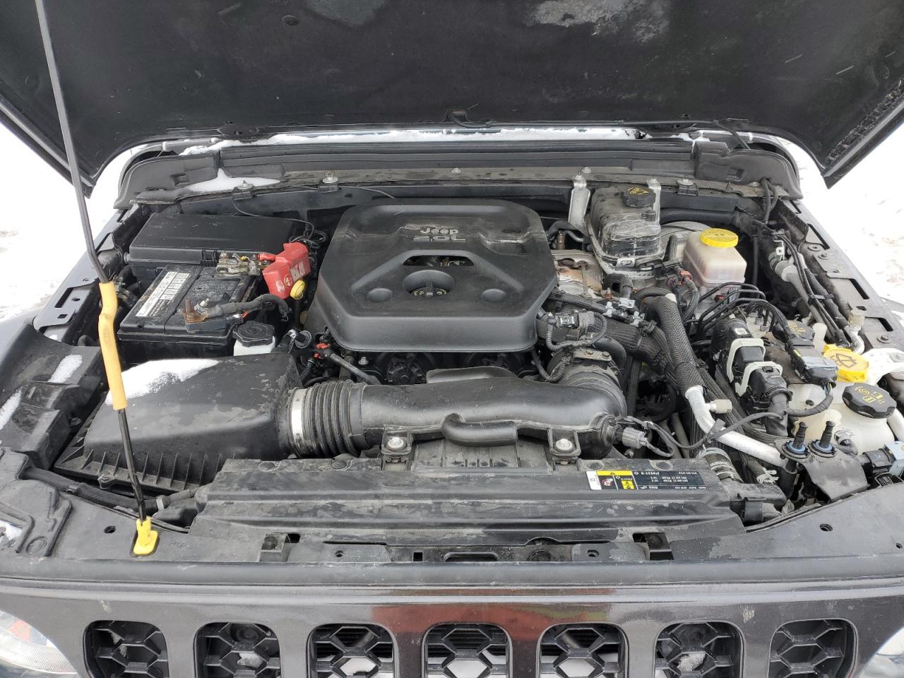 2019 Jeep Wrangler VIN 1C4HJXDN3KW537539 Copart auction photo, rear end / undercarriage damage thumbnail 12