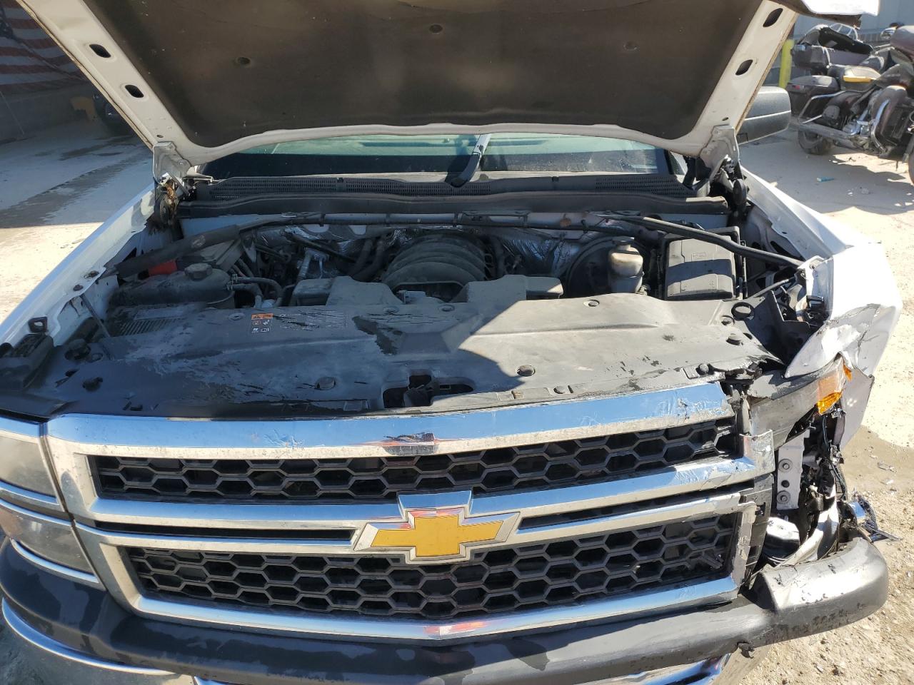 2014 Chevrolet Silverado VIN 1GCVKPEC2EZ246157 Copart auction photo, front end / side damage thumbnail 11