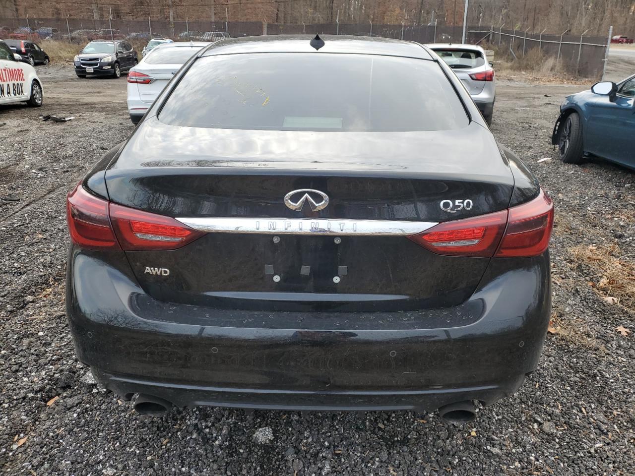 2021 Infiniti Q50 VIN JN1EV7BRXMM754200 Copart auction photo, side / minor dent/scratches damage thumbnail 6