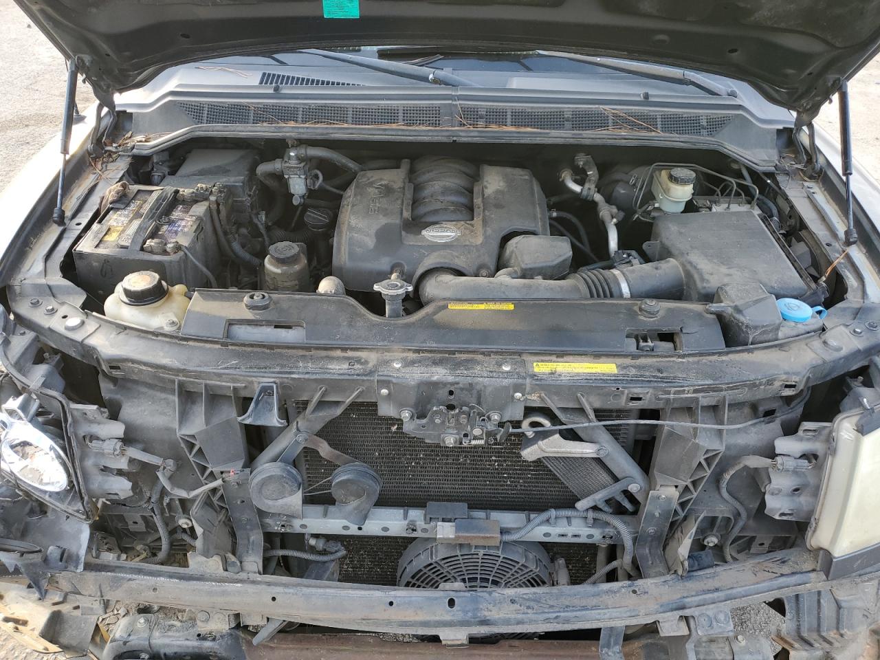 2005 Nissan Titan VIN 1N6BA06A15N556931 Copart auction photo, all over damage thumbnail 11