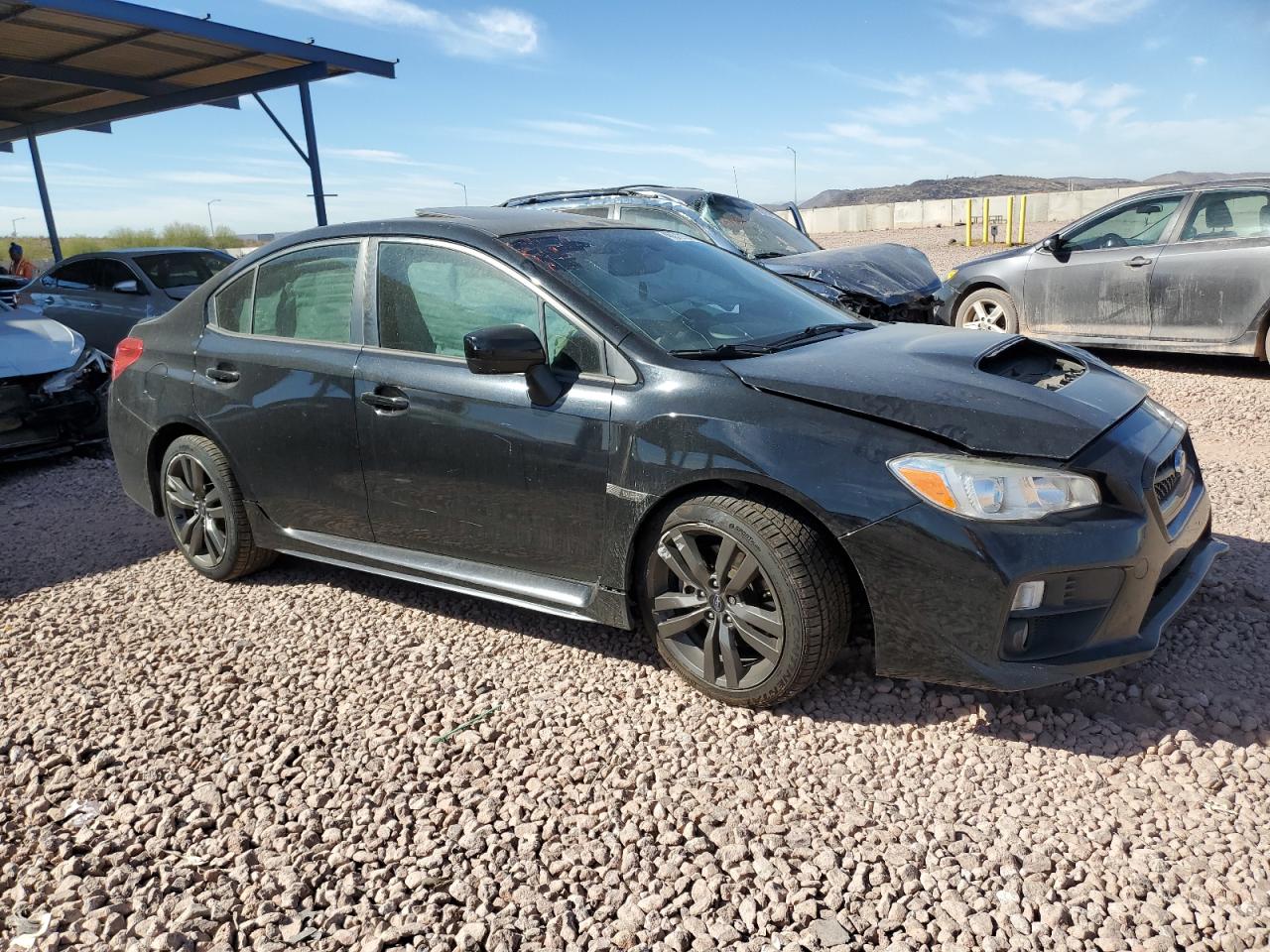 2016 Subaru WRX VIN JF1VA1E6XG9828851 Copart auction photo, front end / side damage thumbnail 4