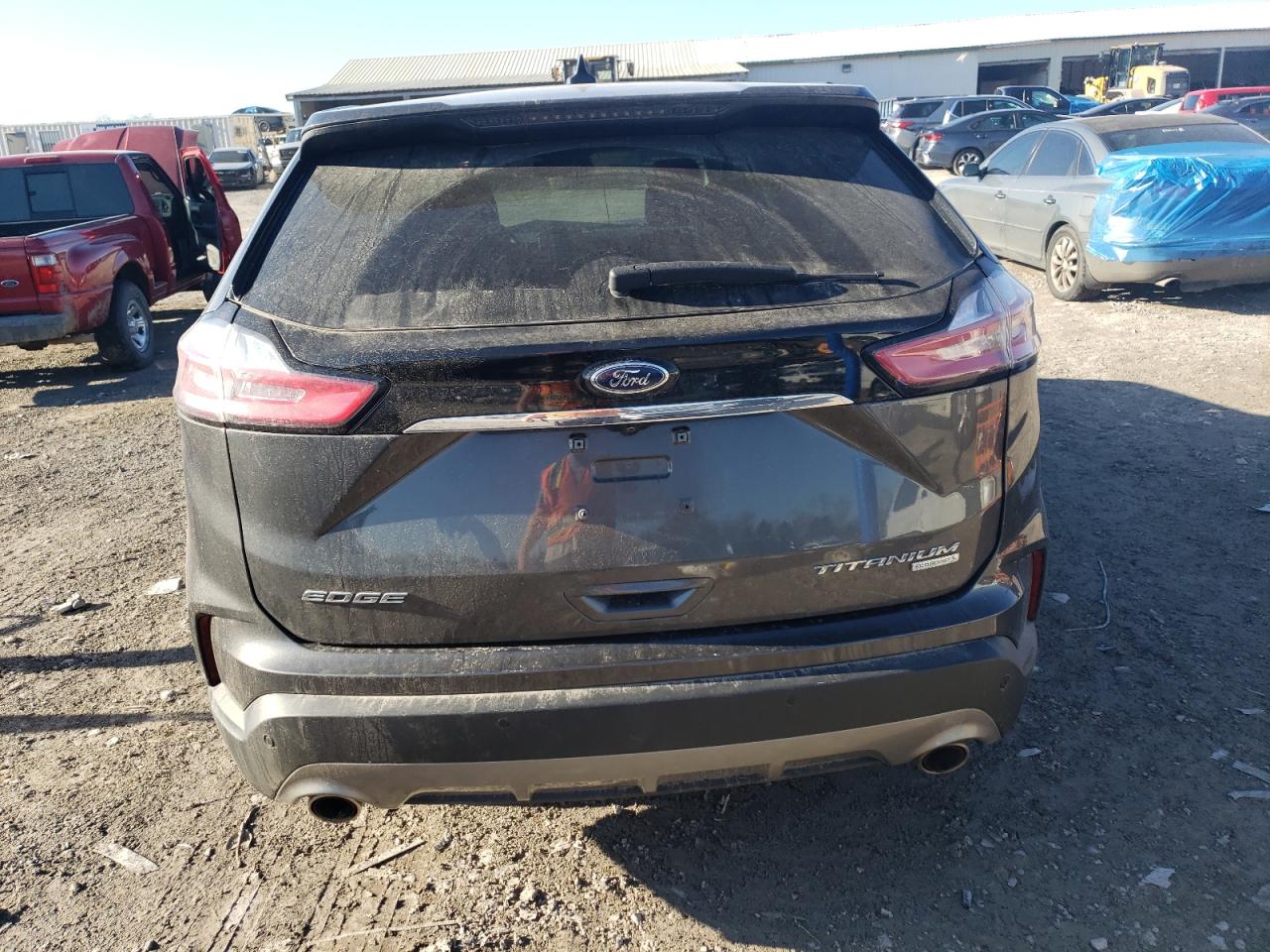 2020 Ford Edge VIN 2FMPK3K92LBB05627 Copart auction photo, front end / top/roof damage thumbnail 6