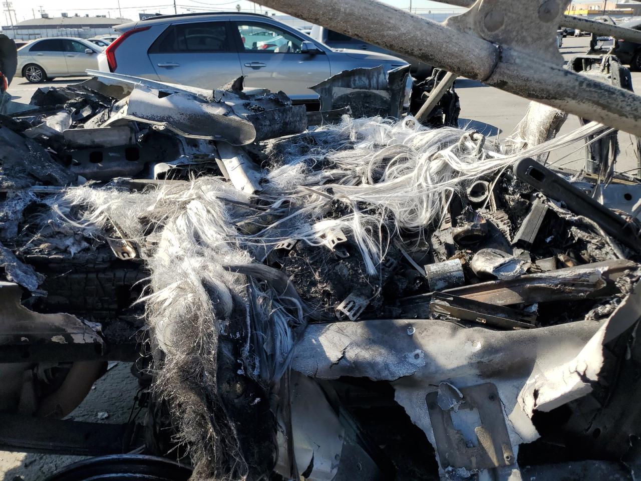 2015 Ford F-150 VIN 1FTEX1CF2FKE10304 Copart auction photo, burn damage thumbnail 10
