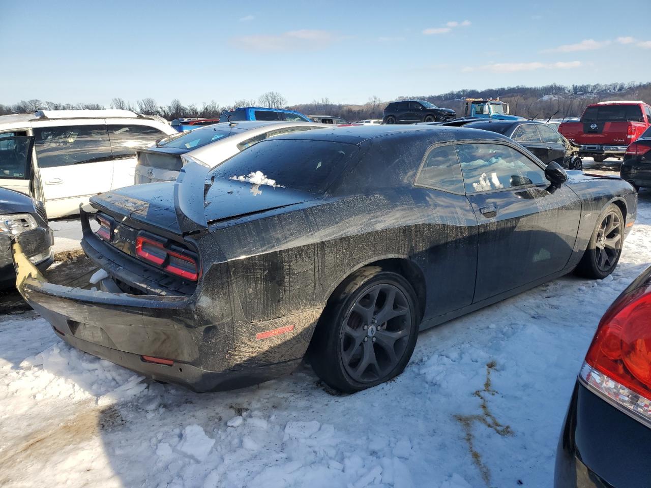 2017 Dodge Challenger VIN 2C3CDZBT7HH624483 Copart auction photo, all over damage thumbnail 3