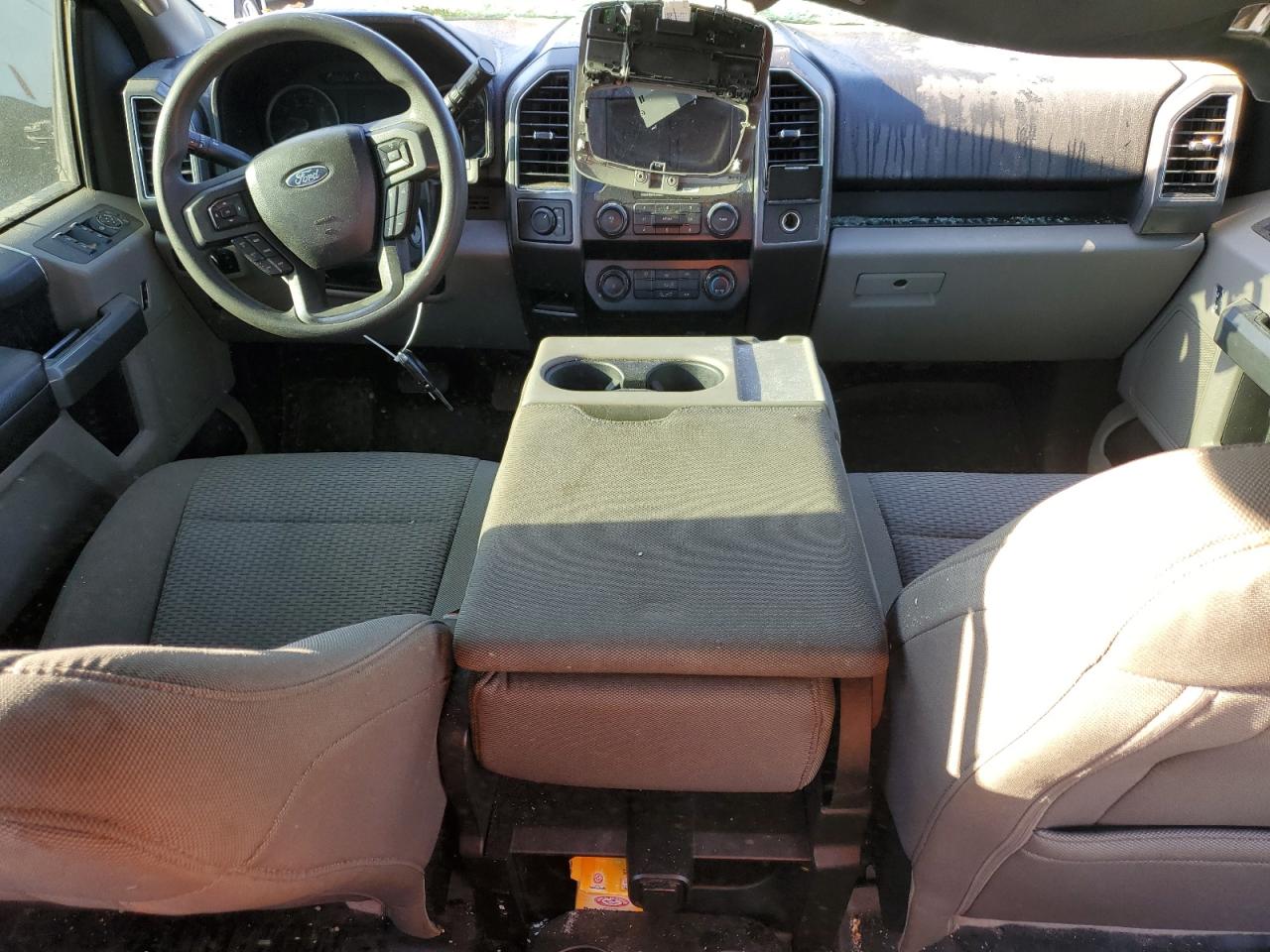 2019 Ford F-150 VIN 1FTEW1E56KFA66549 Copart auction photo, top/roof damage thumbnail 8
