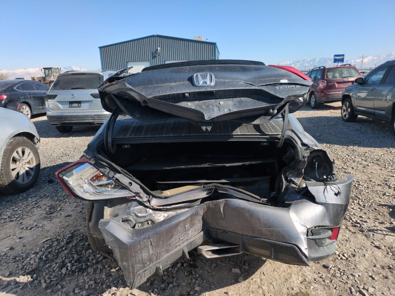 2019 Honda Civic VIN 2HGFC2F89KH581377 Copart auction photo, all over damage thumbnail 6