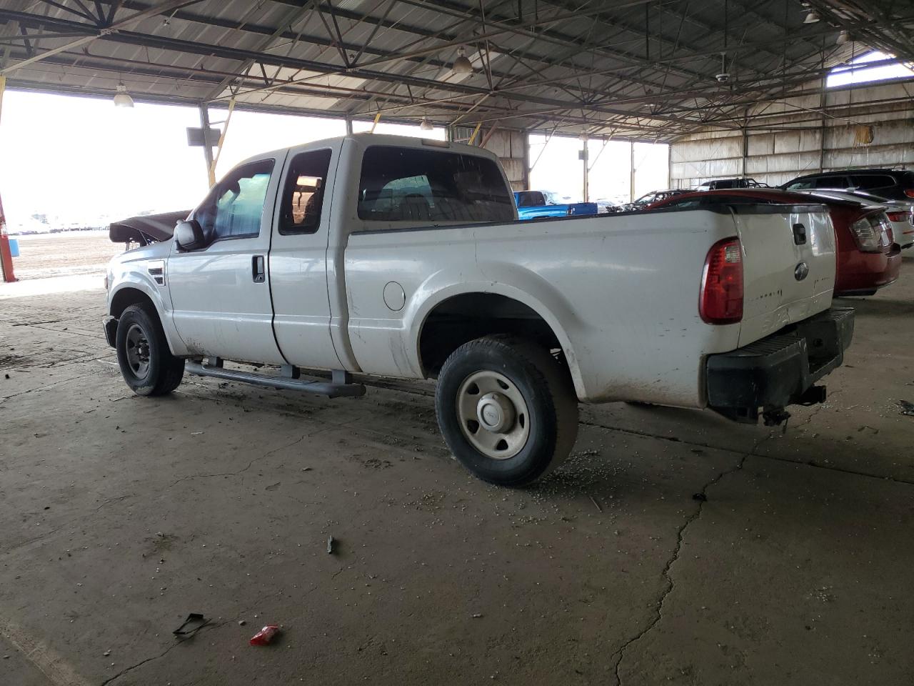 2008 Ford F250 VIN 1FTSX20Y68ED45859 Copart auction photo, front end / rear end damage thumbnail 2