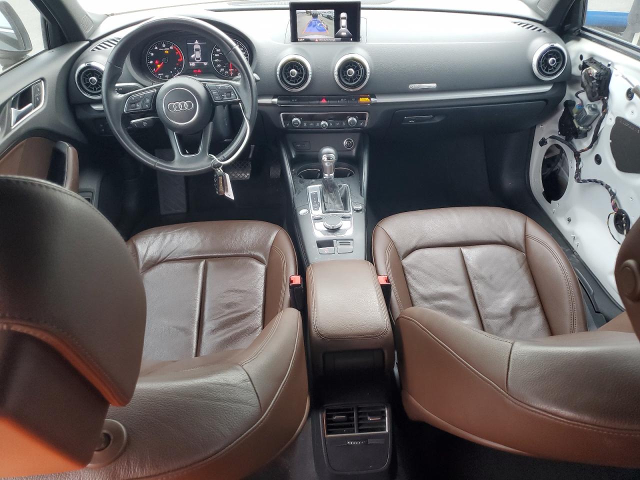 2019 Audi A3 VIN WAUAUGFF6K1009289 Copart auction photo, front end / side damage thumbnail 8