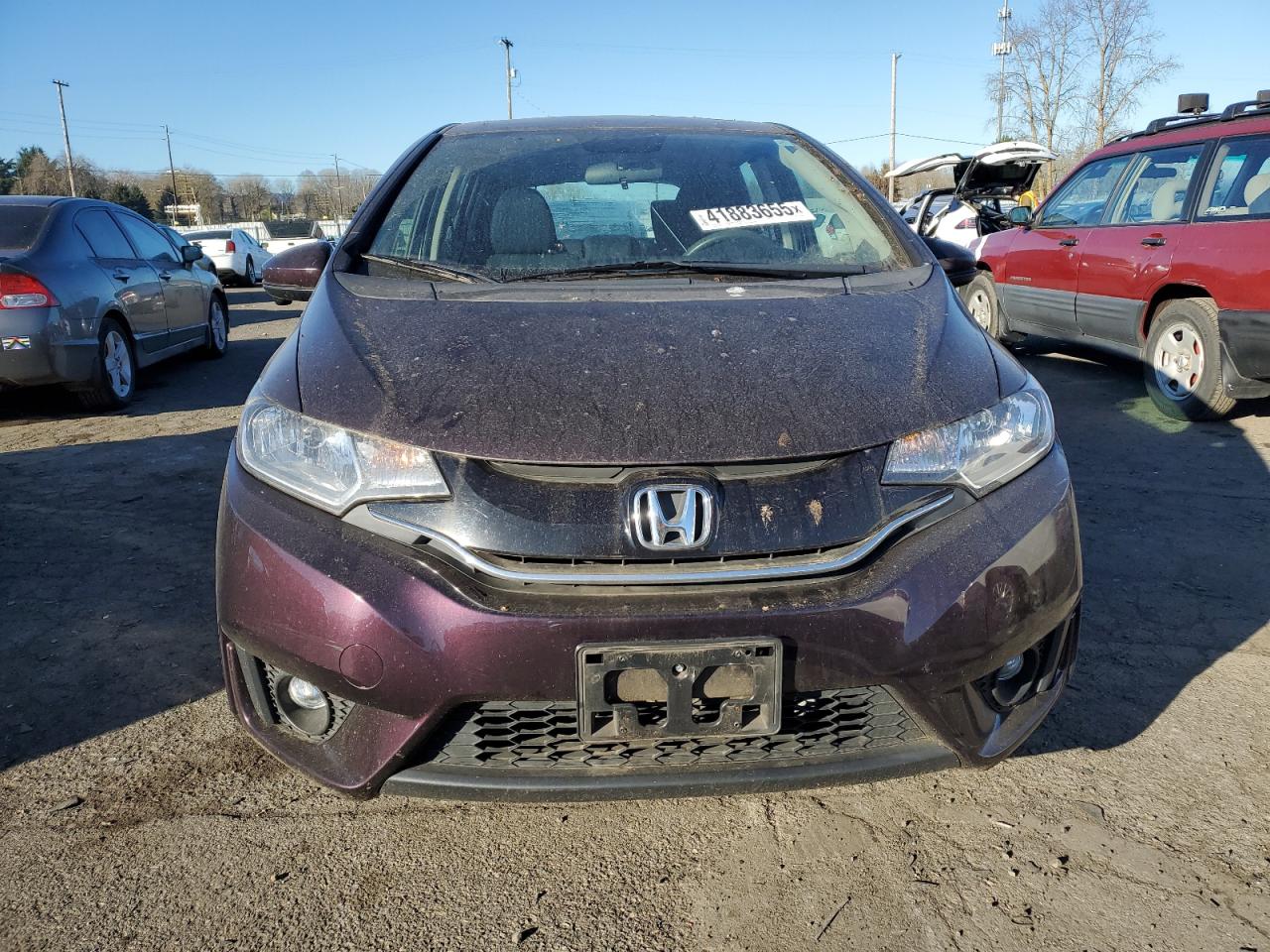 2015 Honda Fit VIN 3HGGK5H86FM730356 Copart auction photo, side damage thumbnail 5