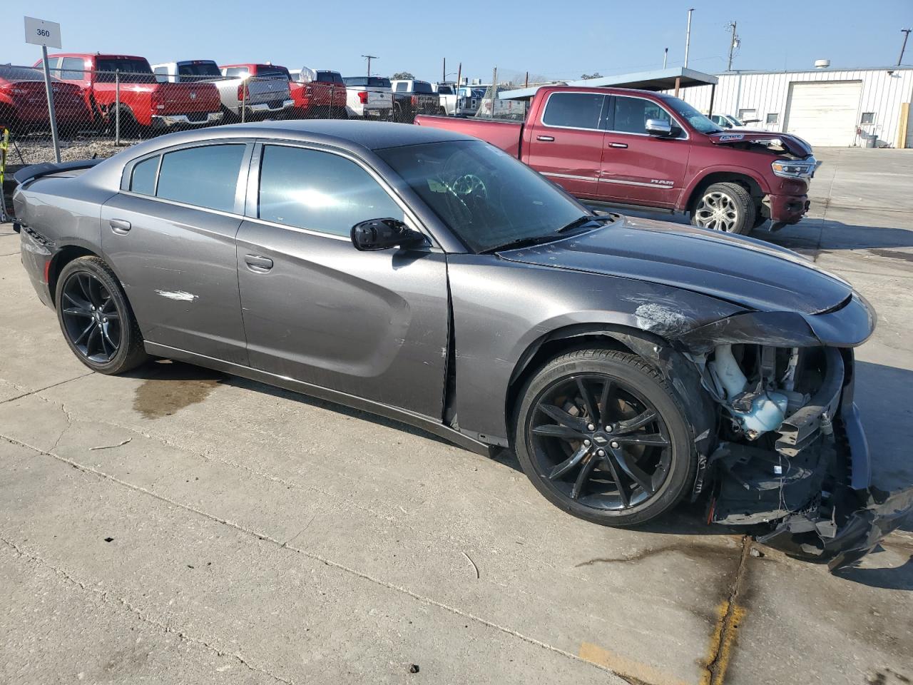 2018 Dodge Charger VIN 2C3CDXBG6JH312328 Copart auction photo, front end / rear end damage thumbnail 4