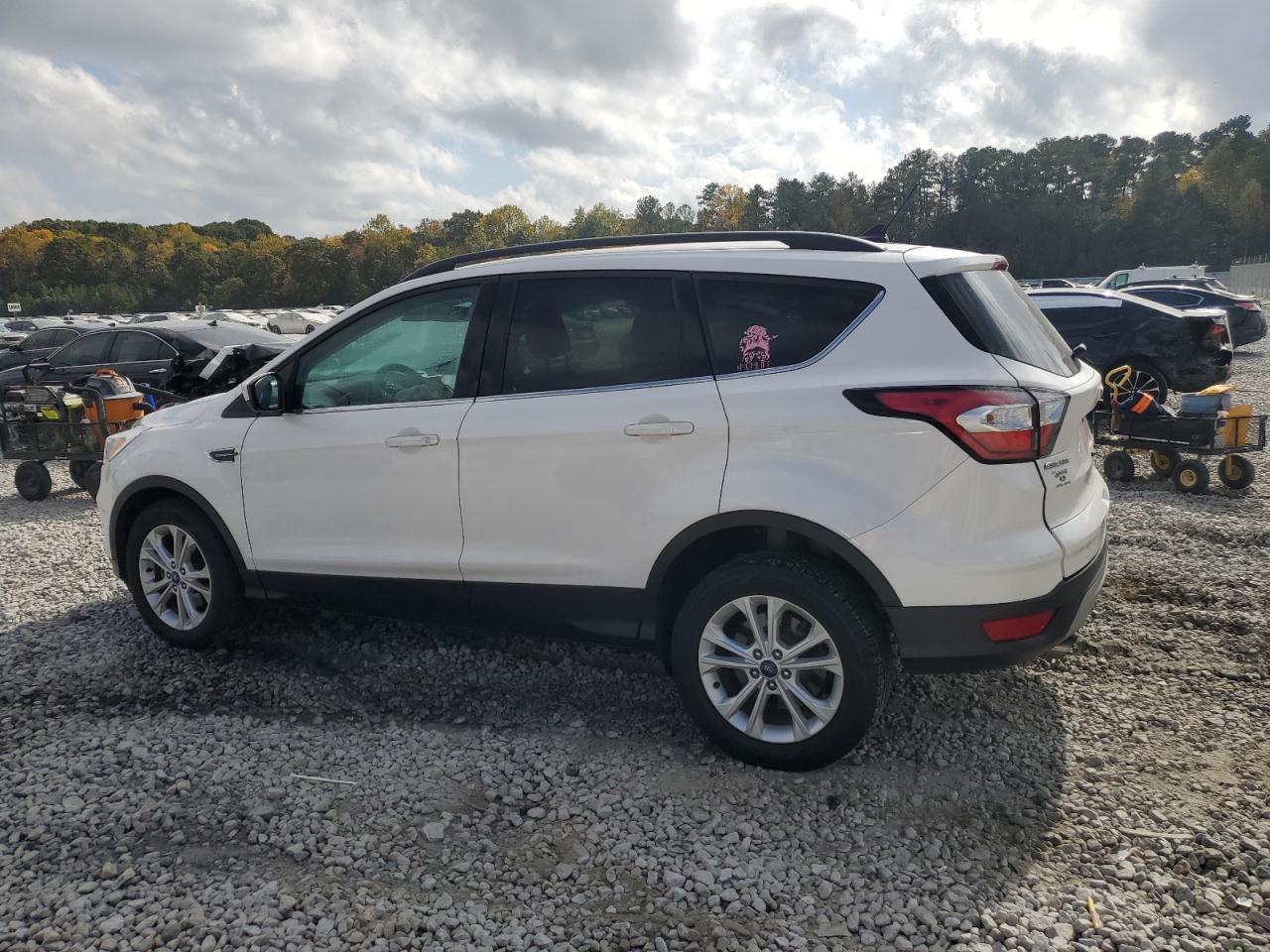2018 Ford Escape VIN 1FMCU0GD1JUA96379 Copart auction photo, front end / minor dent/scratches damage thumbnail 2