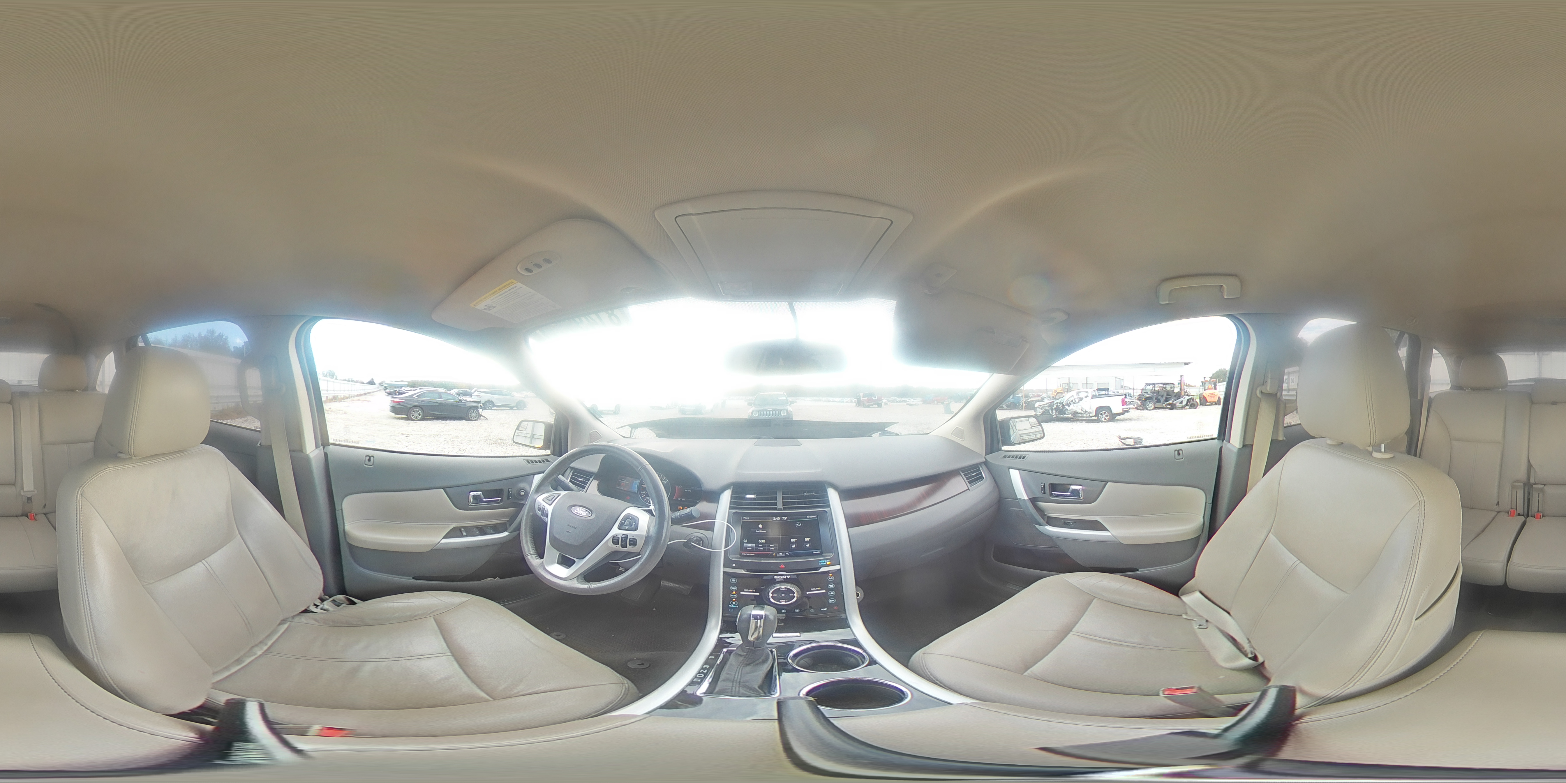 2014 Ford Edge VIN 2FMDK3KC8EBB35295 Copart auction photo, front end damage thumbnail 14