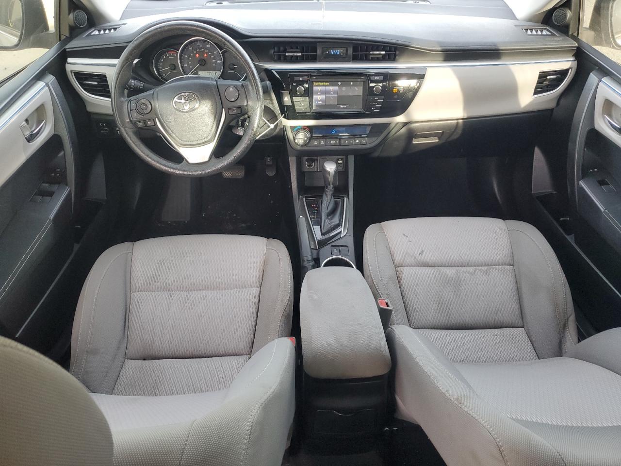 2014 Toyota Corolla VIN 5YFBURHE7EP097793 Copart auction photo, front end / rear end damage thumbnail 8