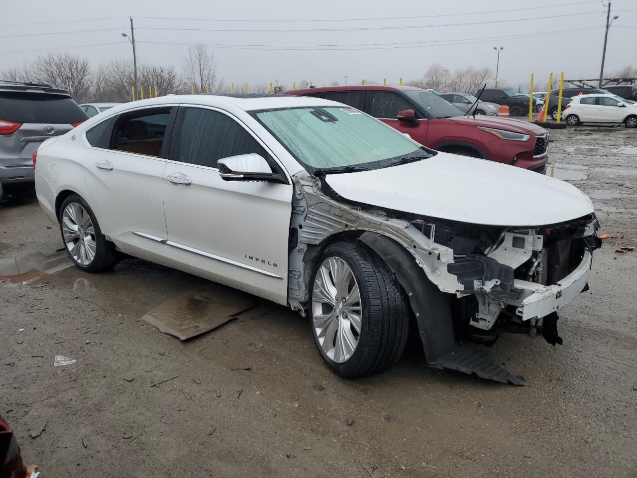 2016 Chevrolet Impala VIN 2G1145S32G9140816 Copart auction photo, front end / minor dent/scratches damage thumbnail 4