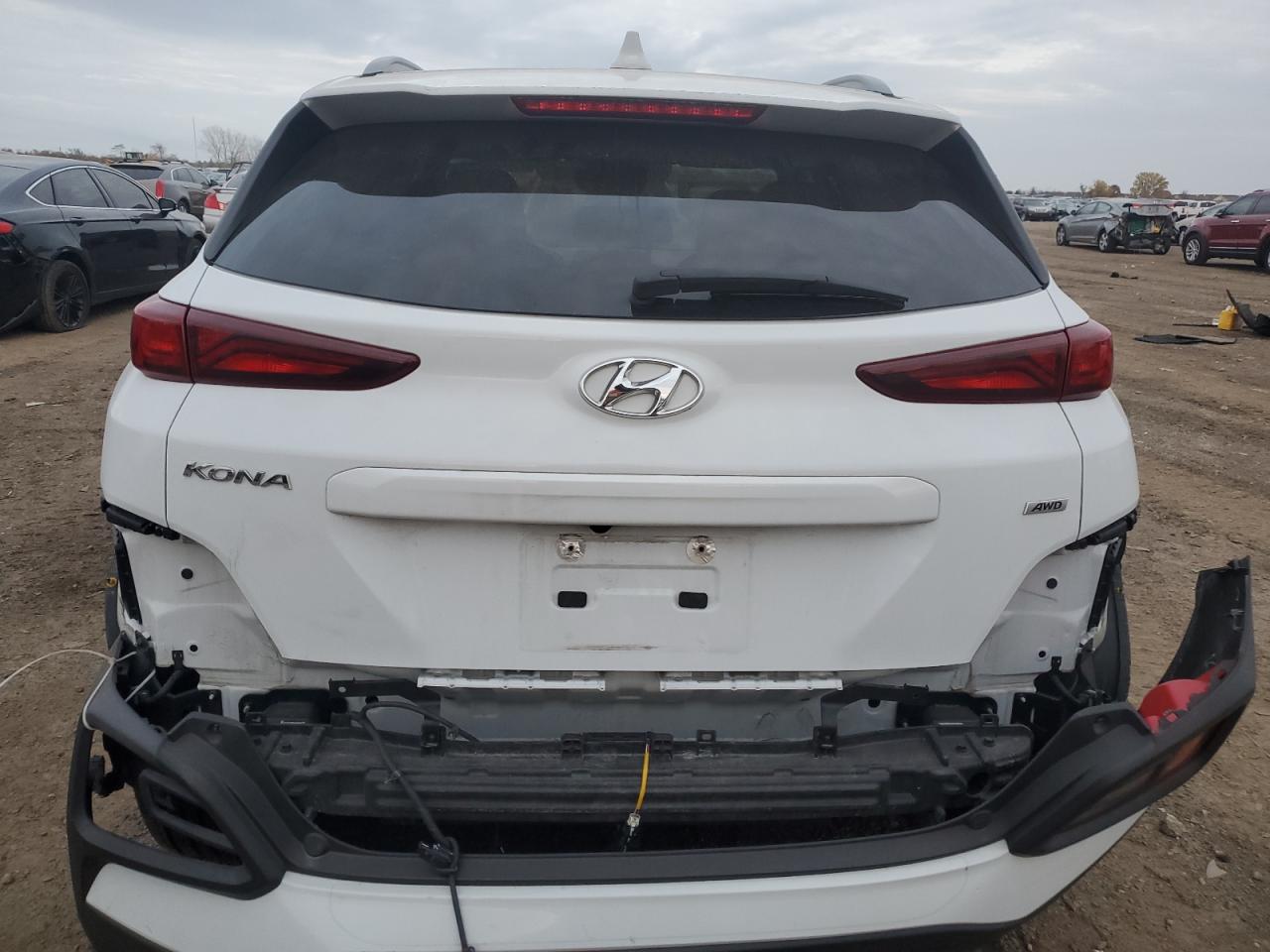 2020 Hyundai Kona VIN KM8K6CAA6LU547976 Copart auction photo, rear end / minor dent/scratches damage thumbnail 6