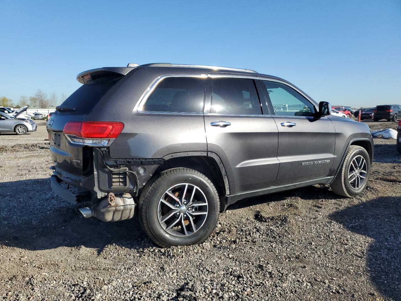2017 Jeep Grand Cherokee VIN 1C4RJEBGXHC804778 Copart auction photo, rear end / mechanical damage thumbnail 3