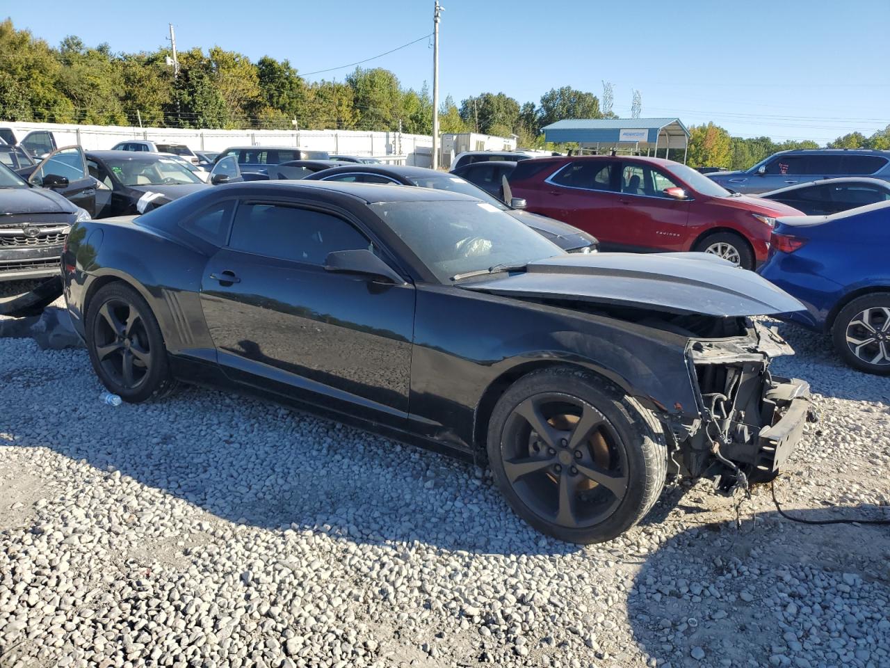 2014 Chevrolet Camaro VIN 2G1FB1E34E9268973 Copart auction photo, front end damage thumbnail 4
