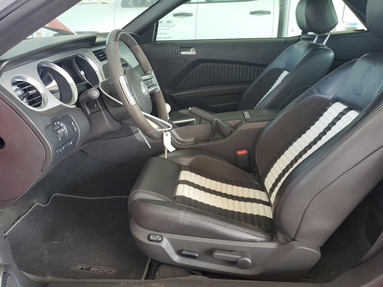 2013 Ford Mustang VIN 1ZVBP8KZ2D5258721 Copart auction photo, front end / side damage thumbnail 7