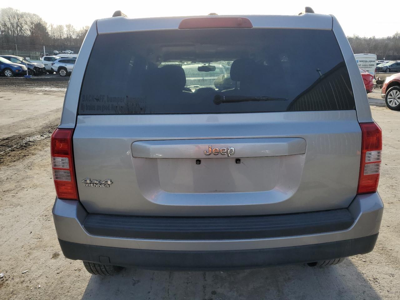 2014 Jeep Liberty (Patriot) VIN 1C4NJRBB2ED734399 Copart auction photo, front end / undercarriage damage thumbnail 6