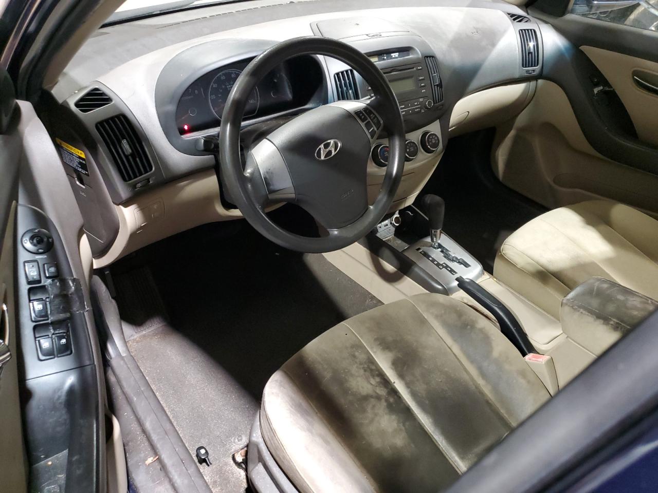 2010 Hyundai Elantra VIN KMHDU4AD8AU948828 Copart auction photo, undercarriage damage thumbnail 8