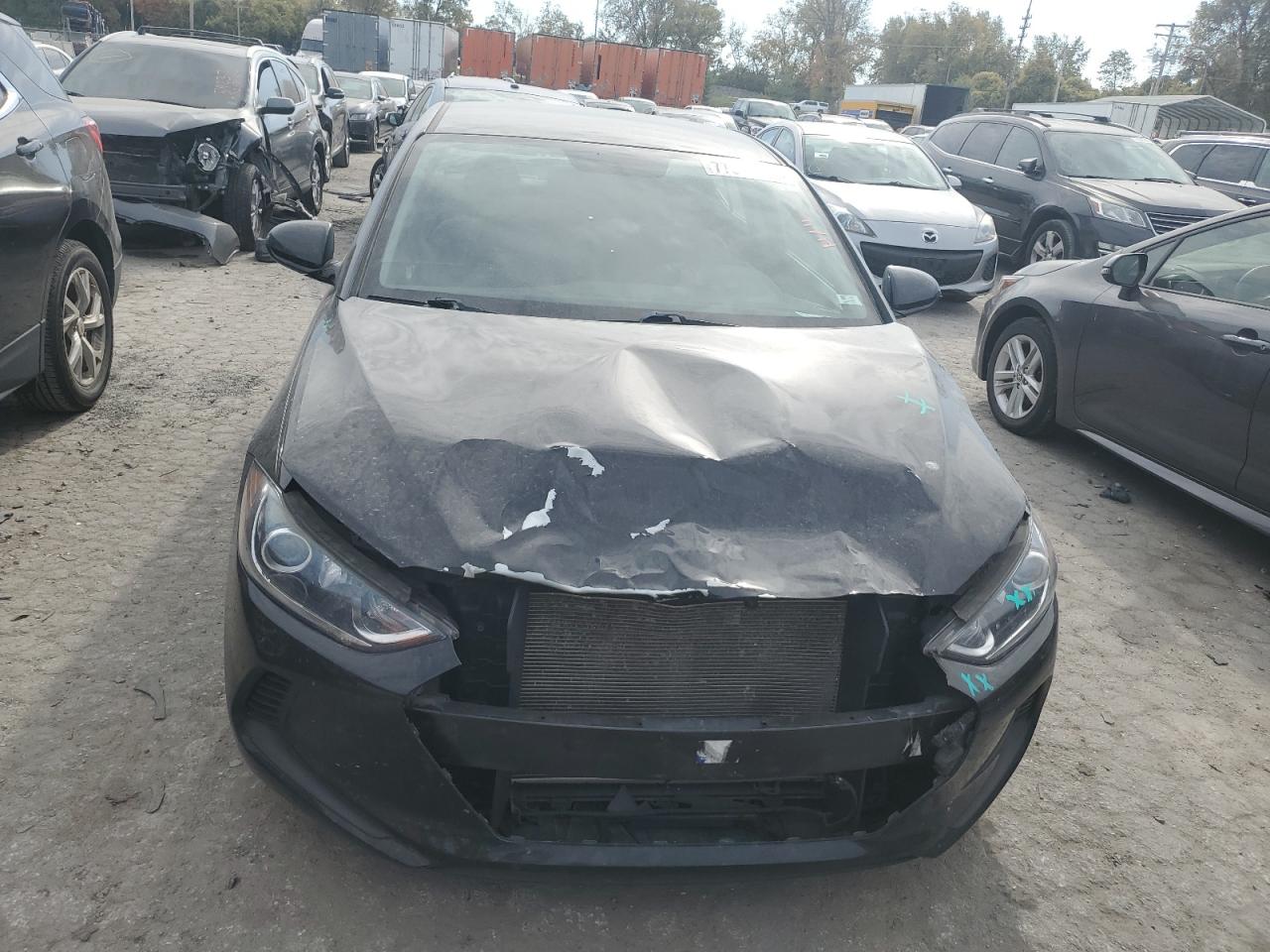 2018 Hyundai Elantra VIN 5NPD84LF0JH335426 Copart auction photo, front end damage thumbnail 5