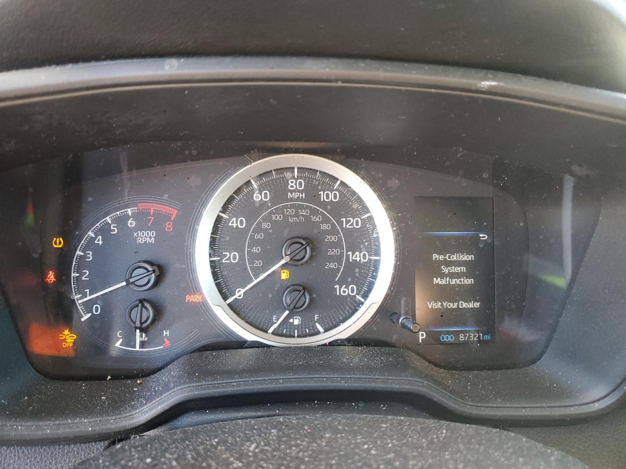 2020 Toyota Corolla VIN 5YFEPRAE7LP070377 Copart auction photo, all over damage thumbnail 9