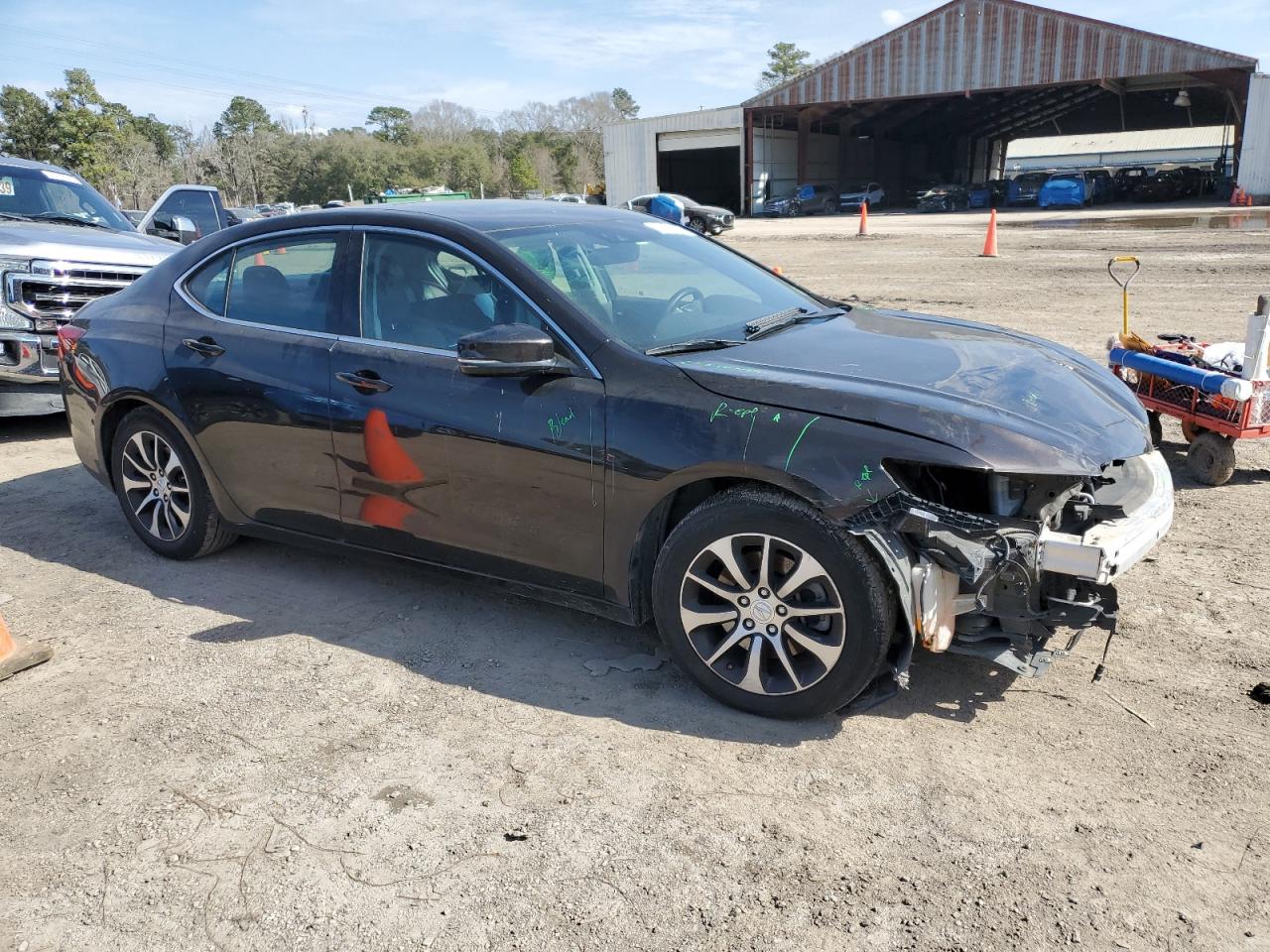 2015 Acura TLX VIN 19UUB1F53FA022597 Copart auction photo, front end damage thumbnail 4