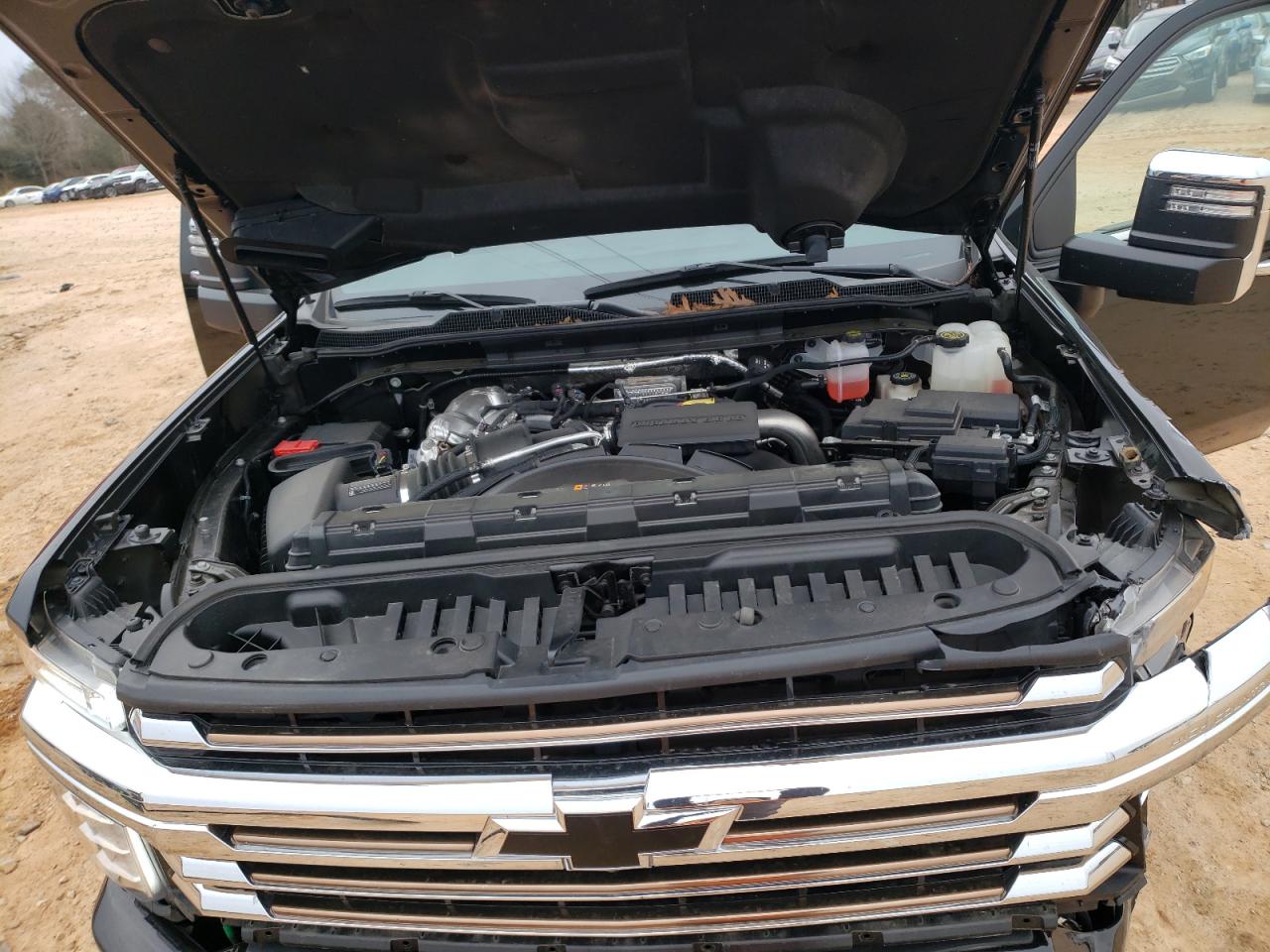 2023 Chevrolet Silverado VIN 2GC4YREY1P1714070 Copart auction photo, front end / side damage thumbnail 11