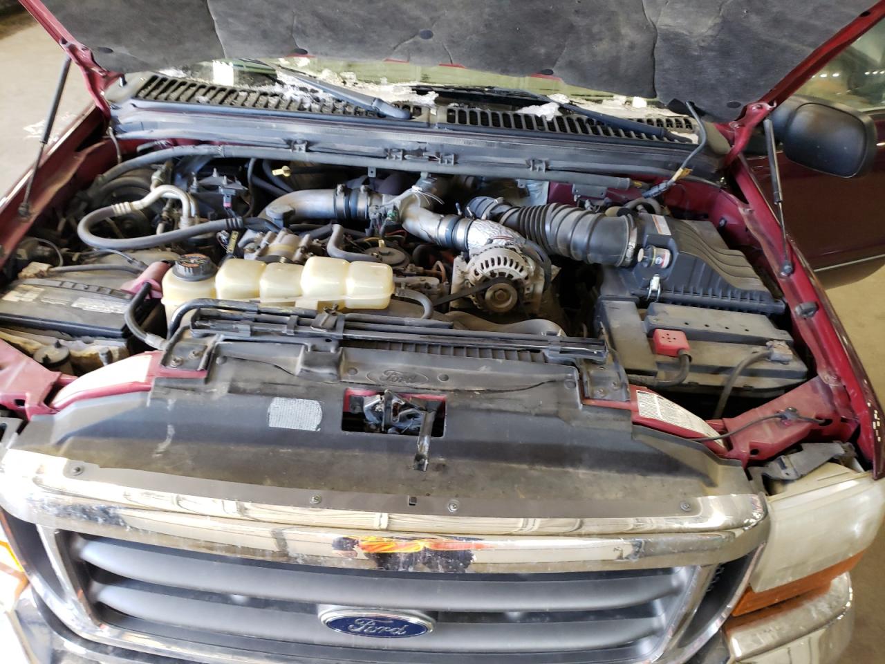 1999 Ford F250 VIN 1FTNX21F7XED37035 Copart auction photo, side damage thumbnail 11
