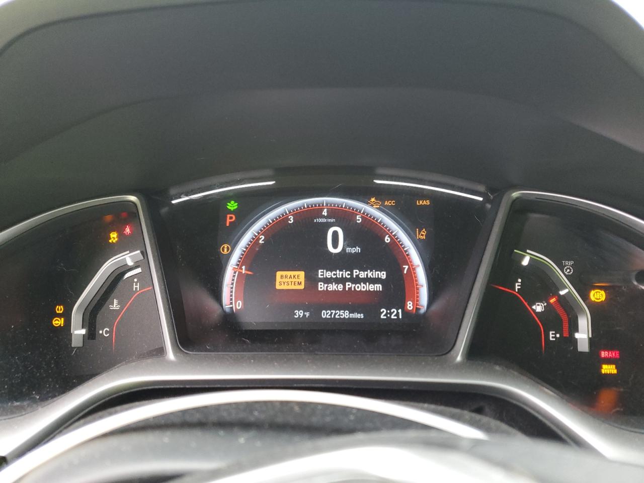 2020 Honda Civic VIN 2HGFC2F87LH538142 Copart auction photo, rear end damage thumbnail 9