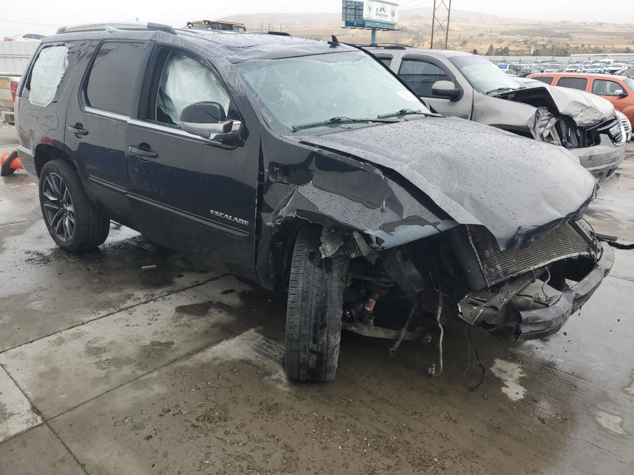 2012 Cadillac Escalade VIN 1GYS4AEF0CR312278 Copart auction photo, rollover damage thumbnail 4