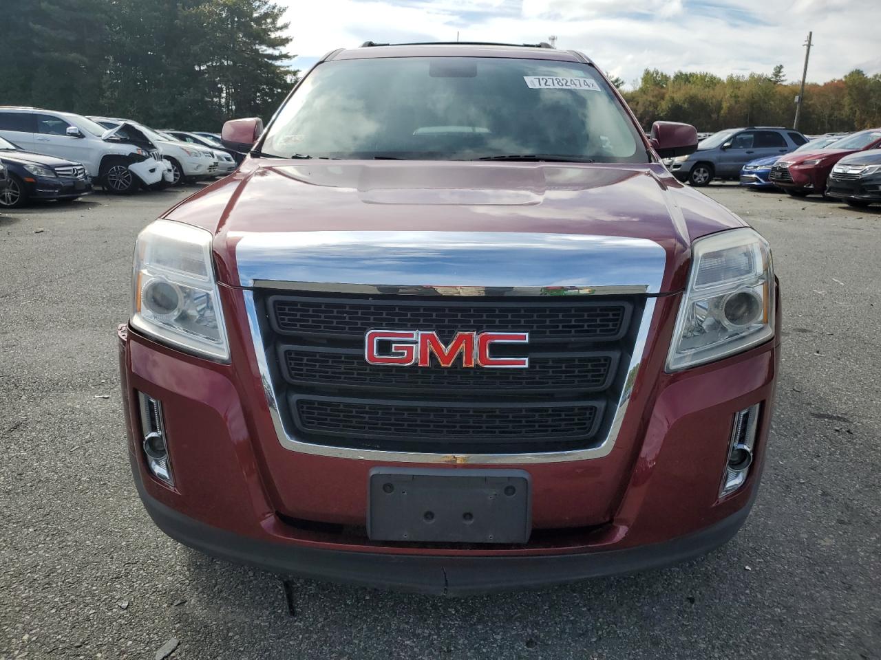 2012 GMC Terrain VIN 2GKFLREK3C6362615 Copart auction photo, front end / minor dent/scratches damage thumbnail 5