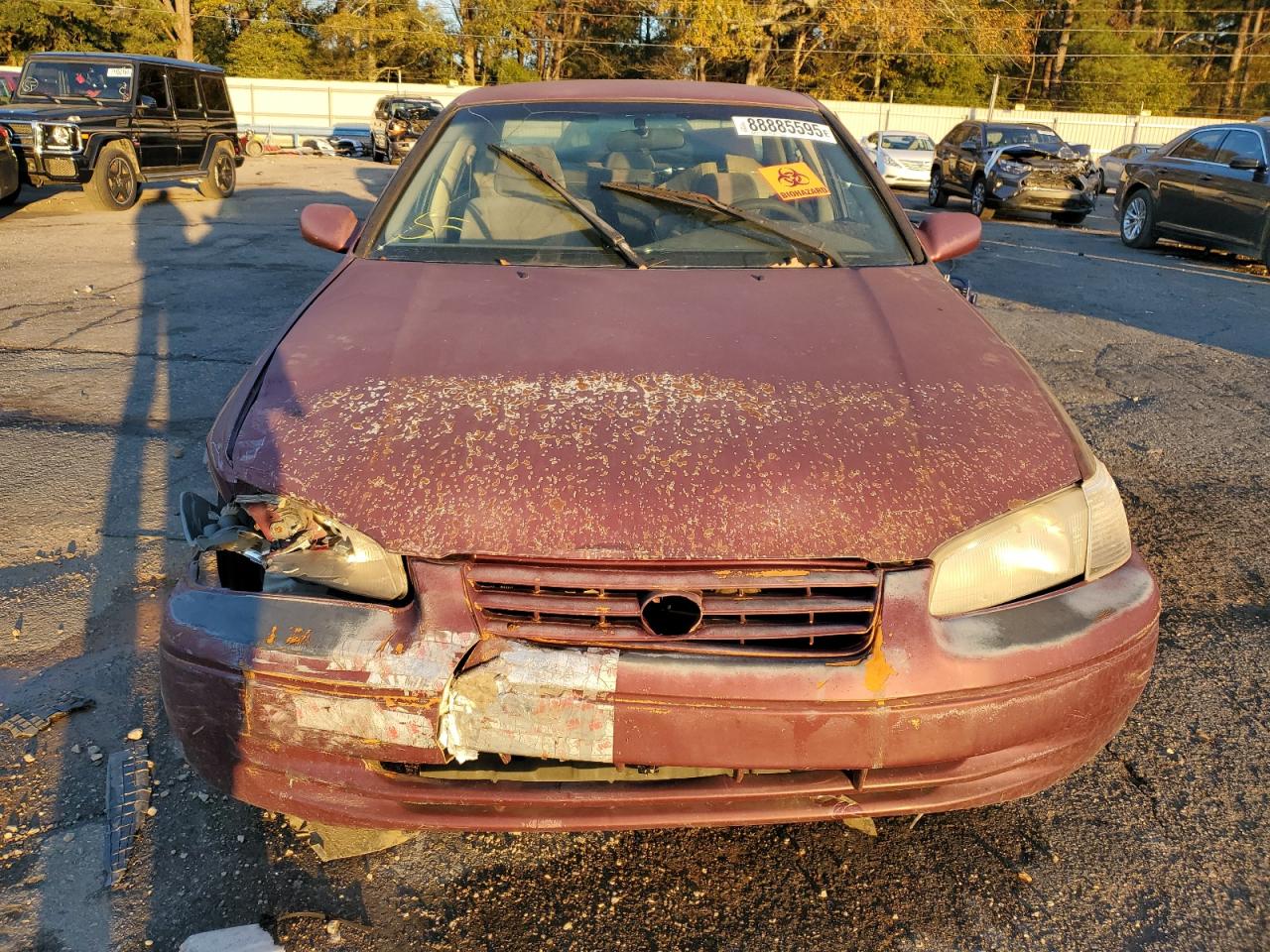 1997 Toyota Camry VIN 4T1BG22K5VU132326 Copart auction photo, rear end / front end damage thumbnail 5