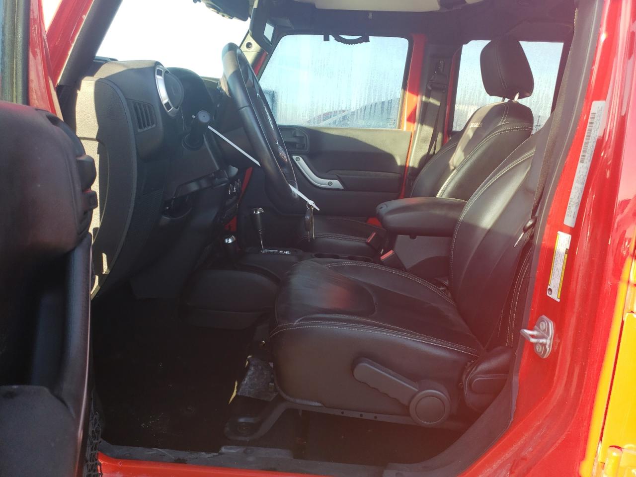 2017 Jeep Wrangler VIN 1C4BJWEG7HL507308 Copart auction photo, water/flood damage thumbnail 7