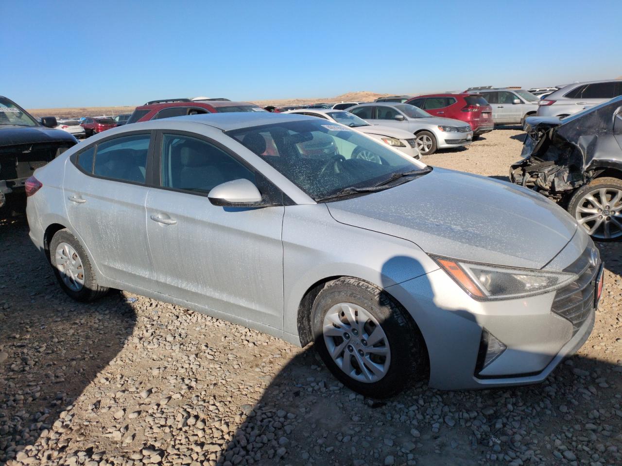 2019 Hyundai Elantra VIN 5NPD74LF1KH402569 Copart auction photo, rear end damage thumbnail 4