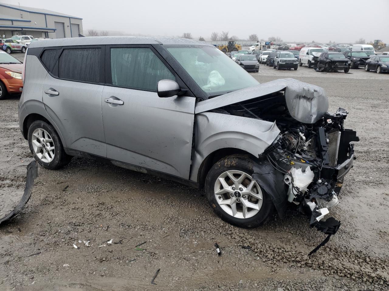2023 KIA Soul VIN KNDJ23AU7P7854292 Copart auction photo, front end damage thumbnail 4
