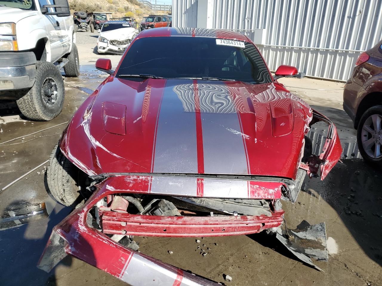 2015 Ford Mustang VIN 1FA6P8CF8F5338719 Copart auction photo, front end damage thumbnail 5