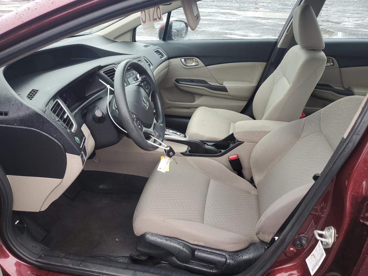 2015 Honda Civic VIN 19XFB2F56FE294491 Copart auction photo, rear end / minor dent/scratches damage thumbnail 7