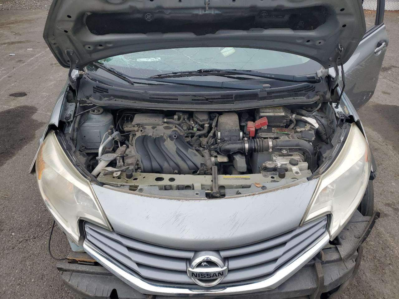 2014 Nissan Versa VIN 3N1CE2CP9EL365907 Copart auction photo, all over damage thumbnail 12