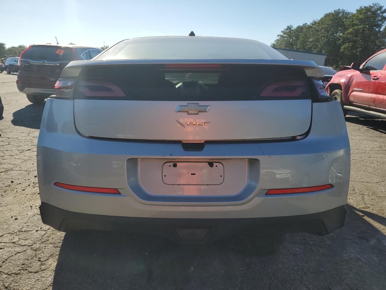 2013 Chevrolet Volt VIN 1G1RA6E44DU122158 Copart auction photo, front end / rear end damage thumbnail 6