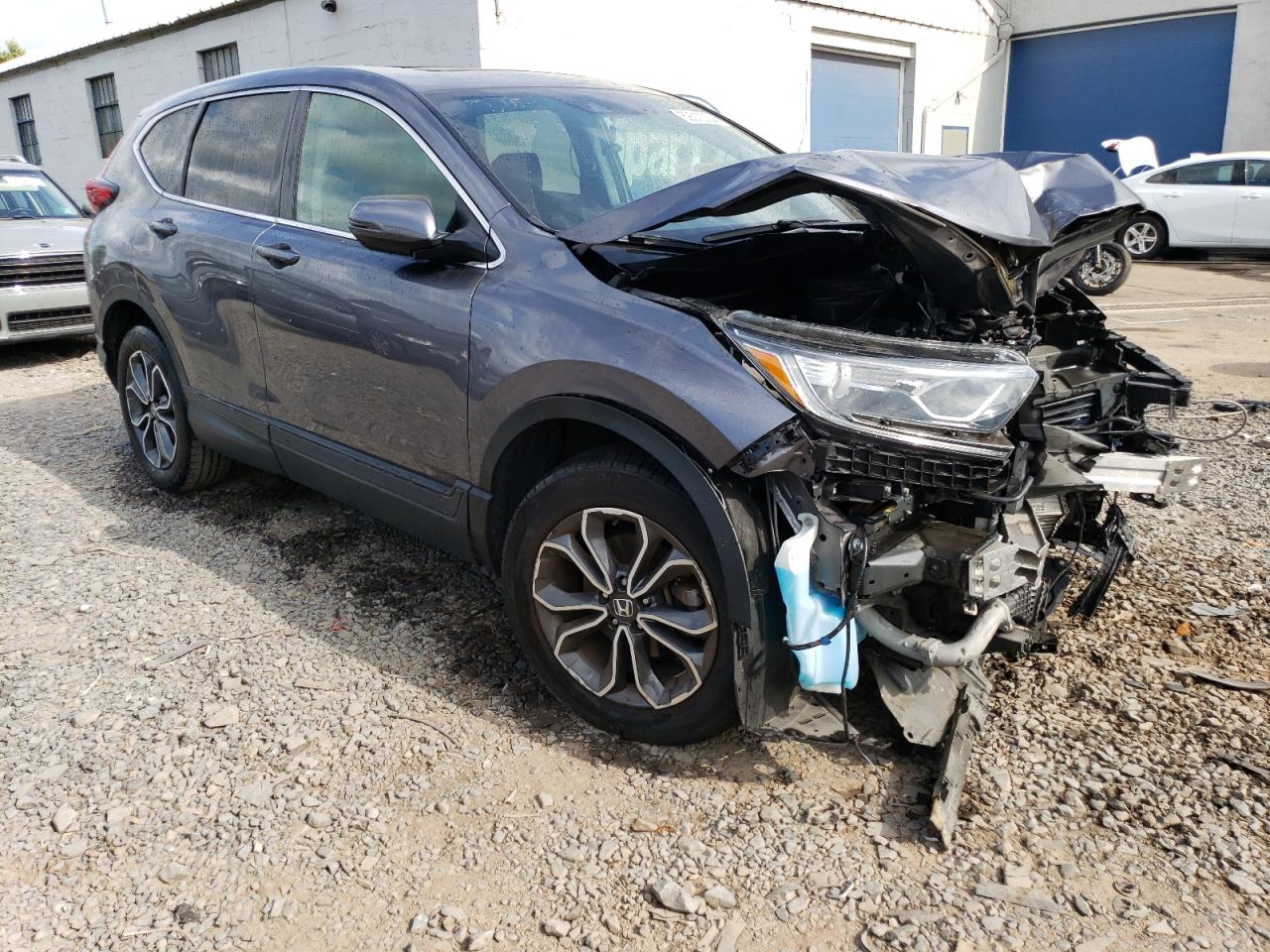 2020 Honda CR-V VIN 5J6RW2H53LL036148 Copart auction photo, front end / side damage thumbnail 4