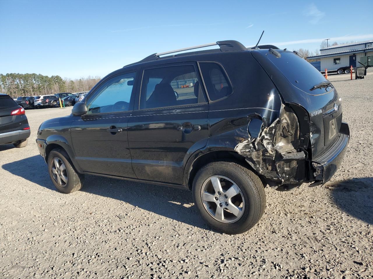 2007 Hyundai Tucson VIN KM8JM12B87U637231 Copart auction photo, rear end damage thumbnail 2