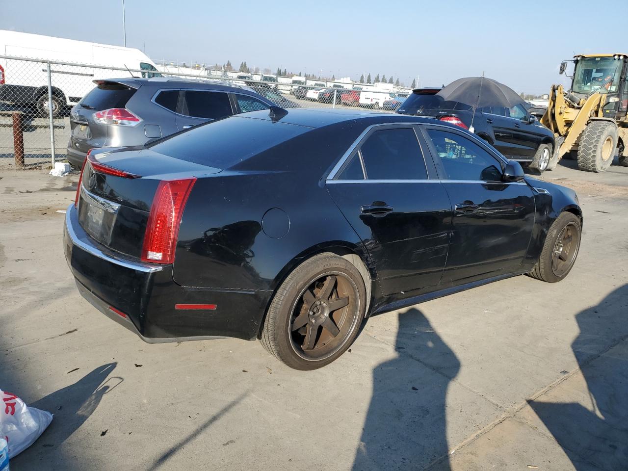 2012 Cadillac CTS VIN 1G6DG5E5XC0130017 Copart auction photo, front end / side damage thumbnail 3