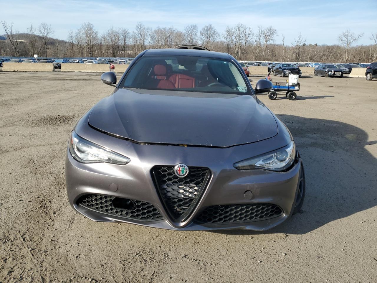 2019 Alfa Romeo Giulia VIN ZARFANAN7K7622609 Copart auction photo, front end / minor dent/scratches damage thumbnail 5