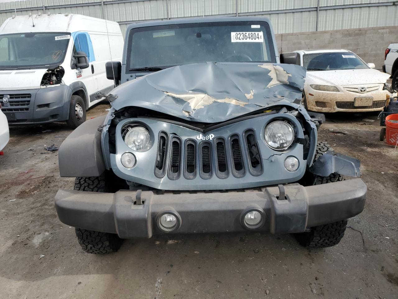 2015 Jeep Wrangler VIN 1C4BJWDG8FL712473 Copart auction photo, front end damage thumbnail 5