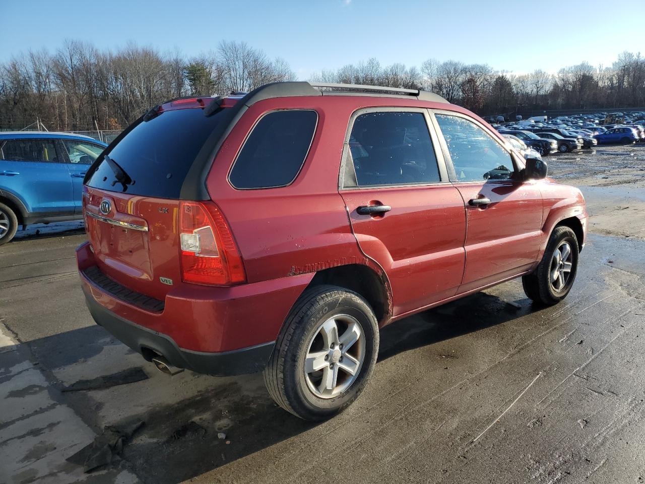 2009 KIA Sportage VIN KNDJE723897554302 Copart auction photo, mechanical / minor dent/scratches damage thumbnail 3