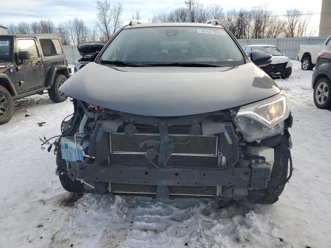 2017 Toyota RAV 4 VIN JTMRJREV0HD095631 Copart auction photo, front end damage thumbnail 5